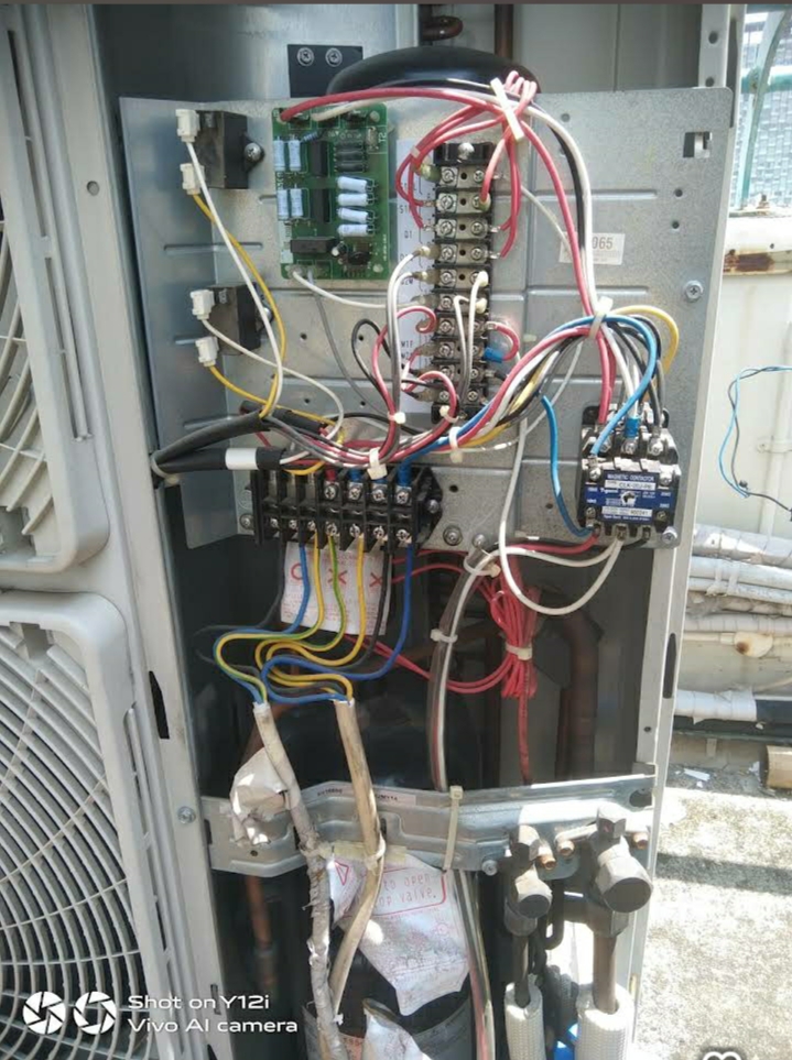 Outdoor AC setelah diperbaiki
